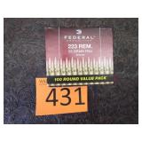 Federal 223 Rem. 55 Grain FMJ Ammo