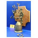 Solid Brass Monastery Wall Mount Bell