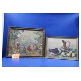 Covington Bosporus Toile Fabric Scene/Hank Bay