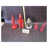 Assortment of Metal Folk Art