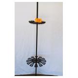 Rare 1900s Vintage Cast Iron Broom Display Rack