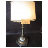 Large Beautiful Brass Tone Lamp