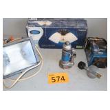 Ceiling Lamp, Flood Light, 2 Ton Hydraulic Jack