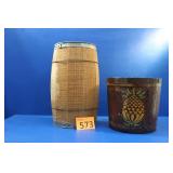 Nail Barrel and Sap Bucket