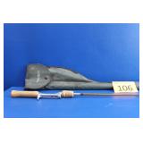 Vintage Heddon Pal Rod with Case