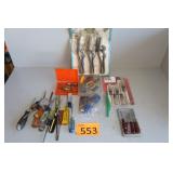 Wire Brushes, Screwdrivers, Pliers, Pick Set