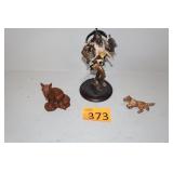Three Vintage Statues