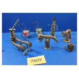 Industrial Metal Folk Art Pieces