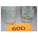 Two Vintage Pyrex Apothecary Jars