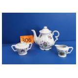 Lefton "Sweet Violets" Tea Set