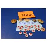 Vintage Wartime Support 1921 / Nursing Pins