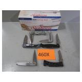 6 Lock Blade Knives and Sunbeam Electric Knife