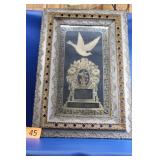 Antique Victorian Era Lithograph Memorial