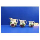 Watts "Apple Pottery Pitcher Set