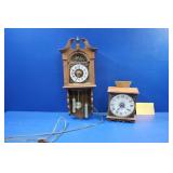 Two Vintage Spartus Clocks