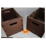 Two Vintage Boxes for Brewery