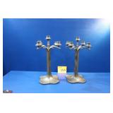 Pair of Imperial Zinn B&G Pewter Candlesticks