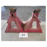 2 Excell 5 Ton Jack Stands