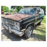 1986 Chevrolet Blazer K-5 Silverado Automobile