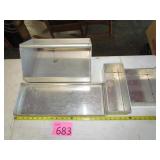 Aluminum Tote. 3 Trays
