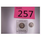 1928 & 1930 Standing Liberty Silver Quarter Coins