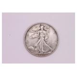 1937 P Walking Liberty Half Dollar Coin