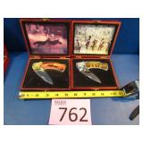 Two Commemorative Knives with Boxes