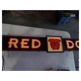 Red Dog Lighted Sign