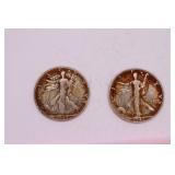 1941 D & 1942 Walking Liberty Half Dollar Coins