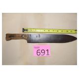 Late 1800s B&A Butcher Knife