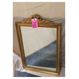 Ornate Wood Framed Mirror