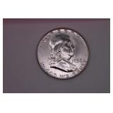 1958 P Franklin Half Dollar Coin