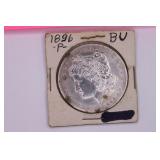 1896 P Morgan Silver Dollar Coin
