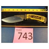 Unique Carved Handle Knife