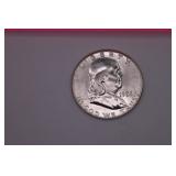 1958 P Franklin Half Dollar Coin