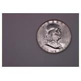 1958 P Franklin Half Dollar Coin