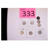 1913, 1926, 1928 Buffalo Nickel Coins