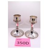 Towle Sterling 042 Weighted  Candlestick Holders