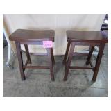 Two Matching Under Counter Bar Stools