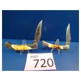 Two Old Smokey Lock Blade Knives