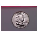 1958 P Franklin Half Dollar Coin