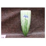 Vintage Japanese Celadon Green Wall Pocket Vase