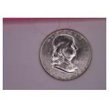 1958 P Franklin Half Dollar Coin