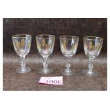 Tiffin Palais Versailles Crystal Water Goblets