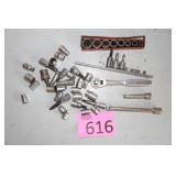 3/8  Drive Sockets, Ratchets, Extensions, Set