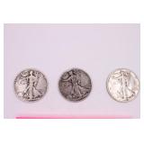 1937 Walking Liberty Half Dollar Coins