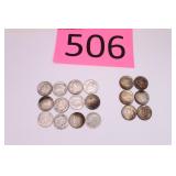 1950s and 60s era Roosevelt Dimes Collection