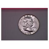 1958 P Franklin Half Dollar Coin