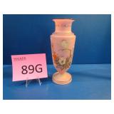 Victorian Era Pink Bristol Opaline Vase
