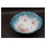 Vintage Porcelain Hand Painted Serving Bowl